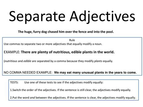 separate adjective